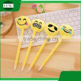 Promotional Wholesale Cheap Funny School Office Stationery Mini Lint Expression Roller Ball Point Pen thumbnail-2