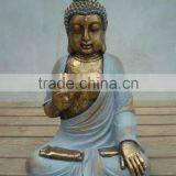 Sitting Fiberstone Buddha Staue for Wholesale thumbnail-2