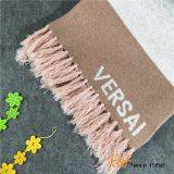 Australian Wool Jacquard Tassels Design Knitting Blanket thumbnail-5