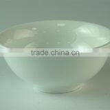 Best Selling White Coconut Pot-bellied Ceramic Bowl Restaurant Porcelain Serving Bowls thumbnail-1