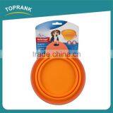 Pet Food Bowls Portable Travel Feeding Collapsible Silicone Pet Bowl thumbnail-5