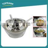 New Design Stainless Steel Iced Salad Bowl With Dome Lid thumbnail-1