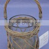 Cheap Wicker Candle Holder With Handle thumbnail-1