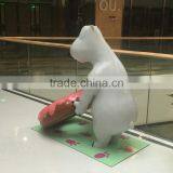 Fiberglass Bear Statue Sculpture With Candy thumbnail-5
