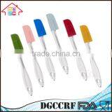 NBRSC Different Types of Kitchen Utensil Silicone Spatulas with Transparent Handle Set of 6