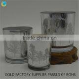 Elecplated Tree Shape Candle Jars thumbnail-6