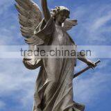 Large Outdoor Garden Decoration Stone Carving Marble Statues of Angels thumbnail-2