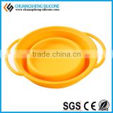 Silicone Folding Bowl, FDA Grade Bowl, Foldable Silicone Dog Bowl thumbnail-6