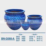 GLAZED CERAMIC OUTDOOR POT BN-G088 thumbnail-1