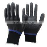 NMSAFETY 15 Gauge Black Nylon Nitrile Gloves Nitrile Coated Safety Gloves Hand Protecting Gloves thumbnail-1