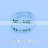 1/2 Inch Adult Size UV Silicone Bracelets thumbnail-2