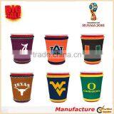 2018 World Cup Neoprene Sleeve High Quality Cheap Price Promotional Gift Cup Sleeve Fitting Plastic Cups/Pint Glasses/Coffee Cup thumbnail-1