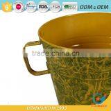 10 Inch Outdoor Plants for Pots Metal Flower Planters thumbnail-5