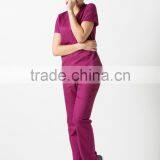 Custom V Neck Hospital Uniform Fitted Clinical Medical Scrubs Uniforms thumbnail-6