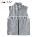 Custom Oem Wholesale Polar Fleece Breathable Zipper-up Windbreaker Men Vest thumbnail-1