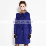 Customized Winter New Arrive custom happi coat Elegant Woolen Overcoat Women Fashion Coats