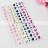 Wholesale Custom Diy Self Adhesive Acrylic Rhinestone Gem Pearl Sticker thumbnail-1