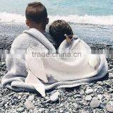 Hot-selling Lovely Personalized Baby Cartoon Rabbit Jacquard Throw Blanket thumbnail-6