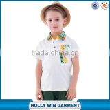 100%cotton stylish custom children cotton short sleeve printing t-shirts polo bangladesh