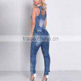Zm50320b Women Long Trousers Jeans Sexy Hollow Out Slim Ladies Jumpsuits thumbnail-3