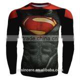 Men's Compression Long Sleeve T-shirt Running Cycling Base Tee Tops thumbnail-4