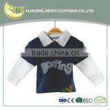 Summer and Autumn Fancy Black and White Polo Kids t Shirt thumbnail-2