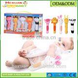 Soft Baby Kid Toy Ring Bell BB Baby Plush Rattle Squeaker Early Educational Doll Rod 0M+ Cute Cartoon Animal Musical Plush Toy thumbnail-1