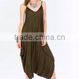 New Arrival Spaghetti Straps Festival Season Harem Jumpsuit Clothes Women thumbnail-6