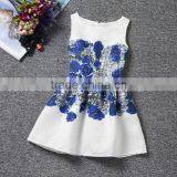 2015 New Design Ruffle Chiffon Flower Girl Dress thumbnail-4