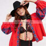 2017 OEM Ladies Embroidered Vintage Swingy Home Coat thumbnail-3