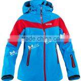 Bule Long Sleeve With Hood Cotton Womens Camping Jacket thumbnail-1