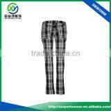 100%Polyester Plaid Women Casual Trouser , Slim Fit Sublimation Golf Pant thumbnail-2