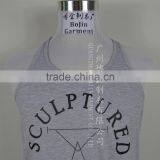 Fashion Design Cotton White Color Tanktop Printed for Men thumbnail-2
