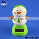Christmas Snowman Solar Powered Moving Dancing Figure Toy