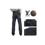 sell discount new style fashion lv jeans like hot cakes