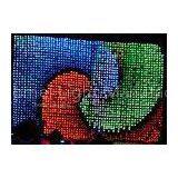 Brightness P5 Indoor 8CH 5050 SMD Tricolor RGB LED Vision Curtain 150W