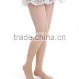 Street Fashion Wholesale Korean Sexy Elegant Anti-Bacterial Jacquard WIith Retro Coin Skin Color Woman 40D 9010 Socks thumbnail-1