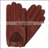 Tan Leather Unlined Driving Gloves thumbnail-1