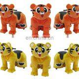 HI Colorful Tiger Plush Zoo Animal Electric Scooter Animal Ride for Kids thumbnail-2