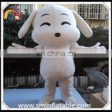 Vivid Cartoon Mascot Costume, Inflatable Fur Cartoon Dog thumbnail-1
