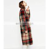 Hot Selling Chinese Lattice Women Parka Girls Jacket thumbnail-3