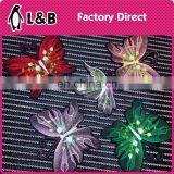 2017 Embroidered 3d Effect Applique Hot Fix/iron on Custom Butterfly Patch
