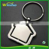 House Shape Retatable Metal Keychain thumbnail-2