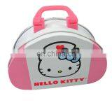 Customized shape lunch tin box for kids