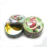 Christmas Candy Tin Can Wholesale, Round Metal Chocolate Tin Can thumbnail-5