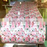 New Design Flower Pattern PPGI PrePainted Galvanized Steel Coil with Flower design