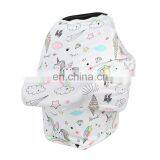 Nursing Cover Breastfeeding Cover Stretchy Car Seat Cover for Babies thumbnail-4