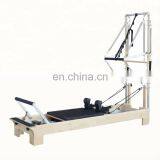White Maple Wood Reformer Pilates With Tower Used in Pilates Machine Reformer SRP04 thumbnail-1