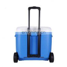 Portable Hiking Sample Modern Beer Travel Outdoor Factory Wholesale Plastic Vaccine Cooler Drinks Camping Cooler Box With Wheels thumbnail-3