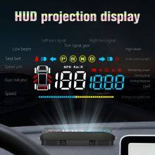5 Inch HUD 3D Reflection Heads Up Obd Hud Display Speedometer Compatible With Tesl-a Model 3 Model Y Smart Gauge thumbnail-5